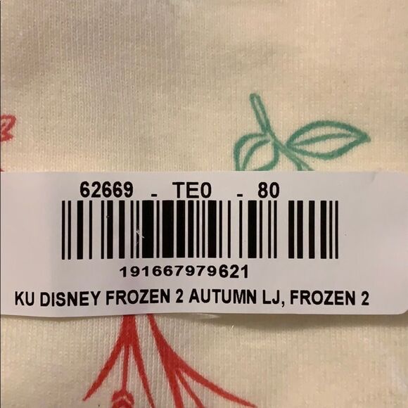 Hanna Andersson Frozen II long Johns 80cm 18-24mos - Picture 4 of 4